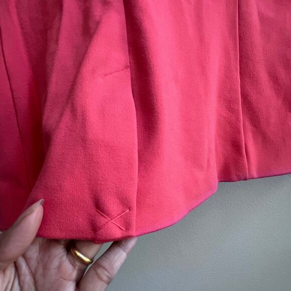 Rafaella Women's Jacket Small Coral Red Blazer One Button Career Preppy Stretch - Picture 9 of 11